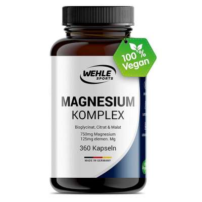 Vorratsdose Wehle Sports Premium Magnesium Komplex - 360 Kapseln