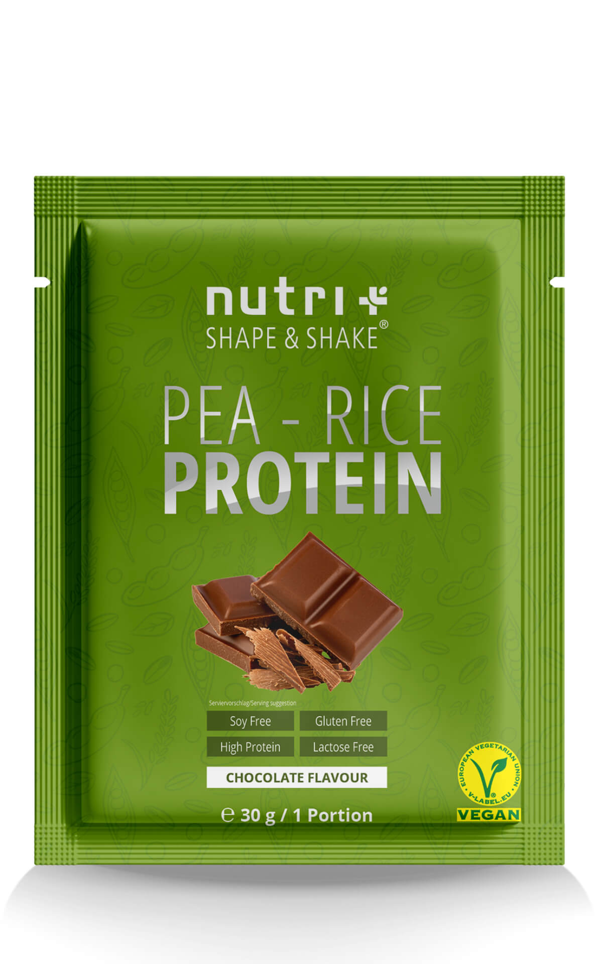 nutri+ Vegan Pea-Rice Proteinpulver Probe 30g