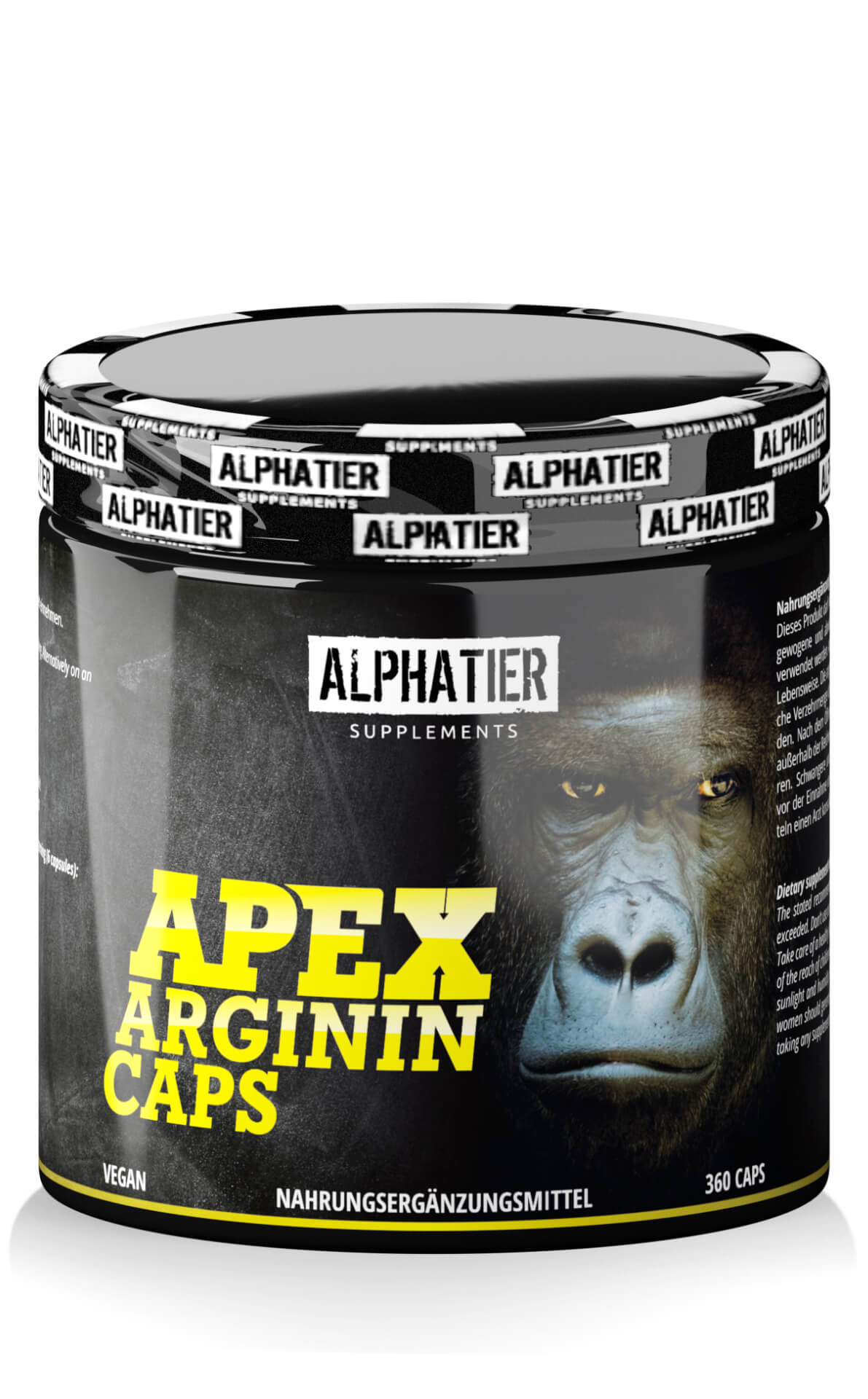 Alphatier APEX Arginin Caps 360 Kapseln